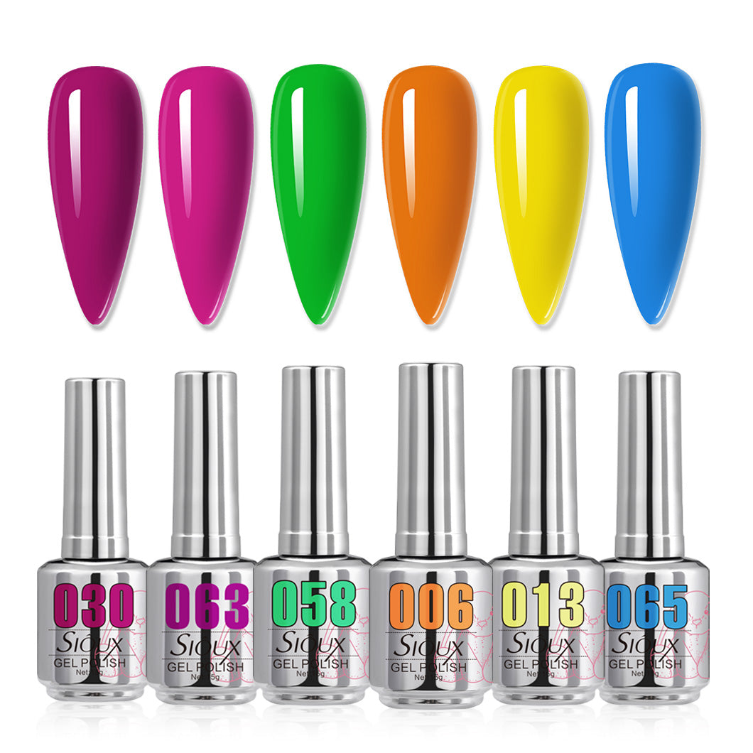 UV Gel Nail Polish (15ml) – Electric, Colorful