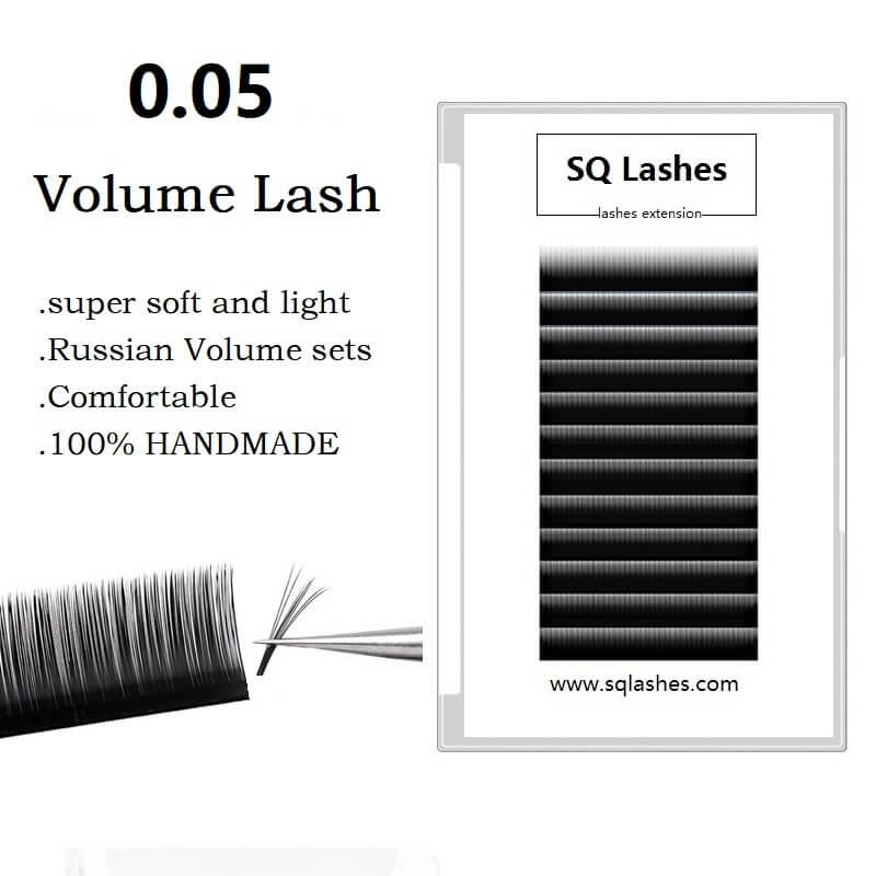 SQ Lashes Mix C-Curl 0.05mm